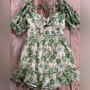 Hello Molly Drinking Games Dress Green. Size Large